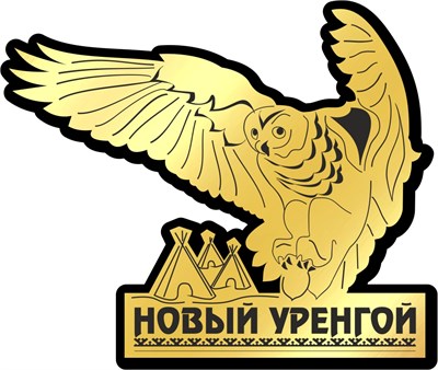 Магнит II зеркальный на пластике Сова Новый Уренгой FS000571 FS000571