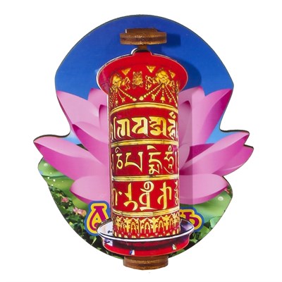 Магнит - вертушка Барабан с символикой Лагани - фото 77888
