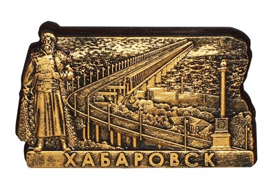 Магнит Панорама мост Хабаров Хабаровск 30419 - фото 82608