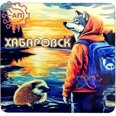 Магнит I голограмма серии "Сталкер" Волк с ежами 2 Хабаровск 33979 33979 - фото 95039
