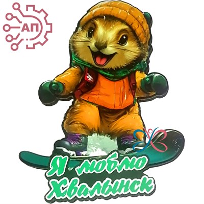 Магнит I Сурок Байбак сноубордист Хвалынск 34566 34566 - фото 96986