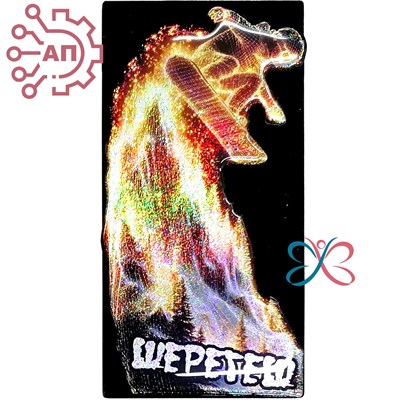 Магнит II со смолой серии "Сияние" Горнолыжники вид 4 Шерегеш 34630 34630