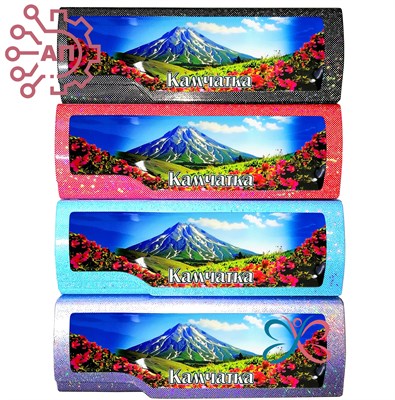 Футляр для очков прямоугольный фотопечать с лаком Камчатка 34783 34783