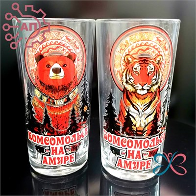 Набор стаканов стекло высокие 230 мл. 2 шт. Комсомольск-на-Амуре 34840 34840