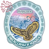Магнит II со смолой и фурнитурой Тарелочка с совой Норильск 35327 35327