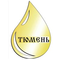 Магнит зеркальный Капля нефти с символикой Тюмени