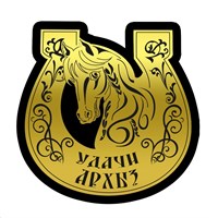 Магнит II зеркальный на пластике Подкова с лошадью удачи Архыз FS003471 FS003471