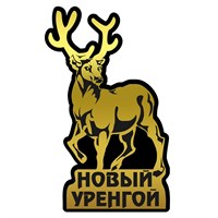 Магнит II зеркальный на пластике Олень Новый Уренгой FS000615 FS000615