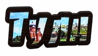 Магнитик 2-хслойный Силуэт логотип города Тула