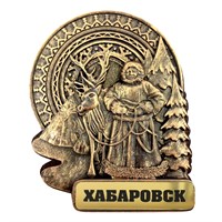 Магнит из гипса Оленевод с фурнитурой Хабаровск 30671