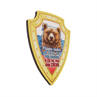 Значок патриотизм щит медведь Z 31139