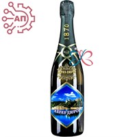 Магнит со смолой Бутылка шампанское Абрау-Дюрсо 28991