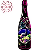 Магнит со смолой Бутылка шампанское вид 15 Абрау-Дюрсо 32407