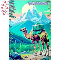 Картина на магните Верблюд 2 Челябинск 32572