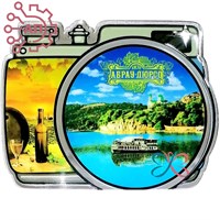 Магнит печать на зеркальном пластике Фотоаппарат Абрау-Дюрсо 34011 34011
