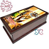 Шкатулка-купюрница со смолой 175 Тигр Хабаровск 34302 34302