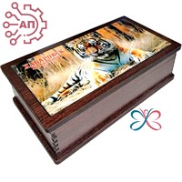 Шкатулка-купюрница со смолой 175 Тигр Хабаровск 34303 34303