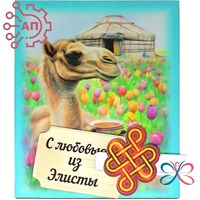 Магнит I с прищепкой Верблюд с узлом счастья 34332 34332