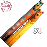 Линейка цветная Медведи Хабаровск 34366 34366