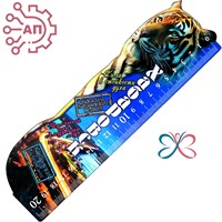 Линейка цветная Коллаж с тигром Хабаровск 34369 34369