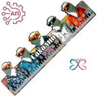 Линейка цветная Чайки Сахалин 34466 34466