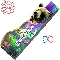 Линейка цветная Медведь коллаж Хибины, Мурманск 34549 34549