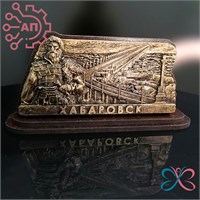 Статуэтка из гипса Коллаж с мостом Хабаровск 34559 34559
