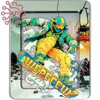 Магнит III с закрытой фурнитурой Сноубордист Шерегеш 34649 34649