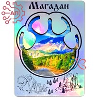 Магнит II голограмма След мамонта Магадан 34668 34668