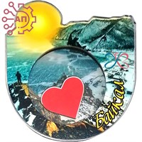 Магнит III с закрытой фурнитурой Пейзаж в круге Байкал, Иркутск 34690 34690