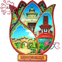 Магнит II Тюльпан Достопримечательности Калмыкия, Элиста 34759 34759