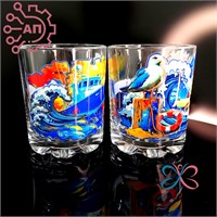 Набор стаканов стекло низкие 250мл. 2 шт. Находка, Волчанец 34802 34802