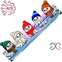 Линейка цветная Нерпы Байкал, Иркутск 34827 34827