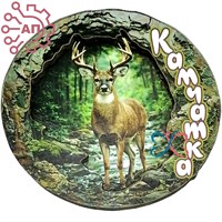 Магнит II Кора с оленем Камчатка 34867 34867