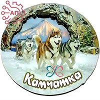 Магнит II Кора с собаками Камчатка 34896 34896