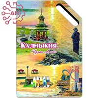 Доска цветная формата А5 Коллаж Цаган Аман, Калмыкия 34924 34924