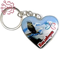 Брелок со смолой Сердце с орлом Кисловодск 34951 34951