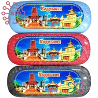 Футляр для очков голограмма фотопечать с лаком Коллаж Калмыкия 32161 32161