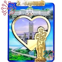 Магнит II со смолой и фурнитурой Коллаж Хабаровск 35153 35153