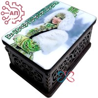 Шкатулка малая резная со смолой Этно 8 Якутия, Горный Бердигестях 35269 35269