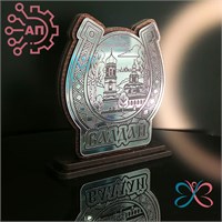 Статуэтка из дерева + зеркальный пластик Подкова 2 Валдай 35297 35297