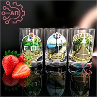 Набор стопок стекло 3 шт. Коллаж Таганрог 35311 35311