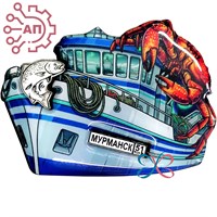 Магнит II со смолой и фурнитурой Судно с крабом Мурманск 35337 35337