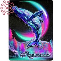 Магнит II голограмма Кит Мурманск 35404 35404