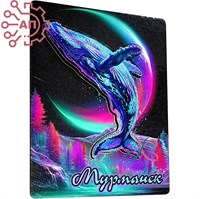 Магнит II голограмма Кит Мурманск 35404 35404