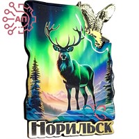 Магнит II со смолой и фурнитурой Олень с совой Норильск 35326 35326