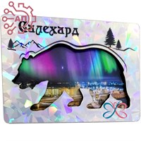 Магнит II контур осколки Медведь Салехард FS008542 FS008542
