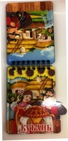 Магнит - блокнот цветной Казак с казачкой вид 2 с символикой Вашего города 50 листов - фото 38101