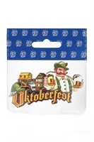 Магнит 3-хслойный №10 Пивовар с кружками и логотипом "Oktoberfest" арт 2605 - фото 51419