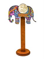Магнит Слон денежный талисман с фурнитурой 2507 - фото 52571